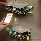 XY-1001W 100W Mono Digital Power Amplifier Board TPA3116D2 Audio Stereo Subwoofer Amplifier Board Bluetooth AUX DC 9-24V