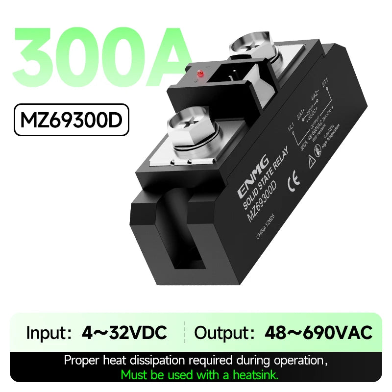 ENMG MZ69150D Industrial Grade High Power Solid State Relay SSR DC Input AC Output Opto Isolated Long Life No Contact Heating