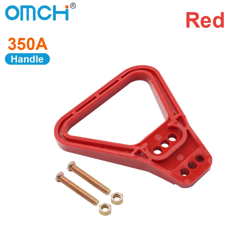 OMCH 50A 120A 175A 350A Double Pole with Copper Contact Power Connectors Accessories Handle Soft Rubber Dust Cover