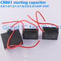 CBB61 starting capacitance AC Fan Capacitor 450V CBB Motor Run Capacitor 1UF 1.2UF 1.5UF 1.8UF 2UF 2.5UF 3UF 3.5UF 4UF-25UF