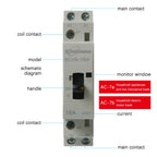 Ac Contactor 220V Din Rail Modular Single Phase 16A 25A Mini 24V 220 V 2No 2Nc 110V Electric 230V Silent Electronic Relay Rele D