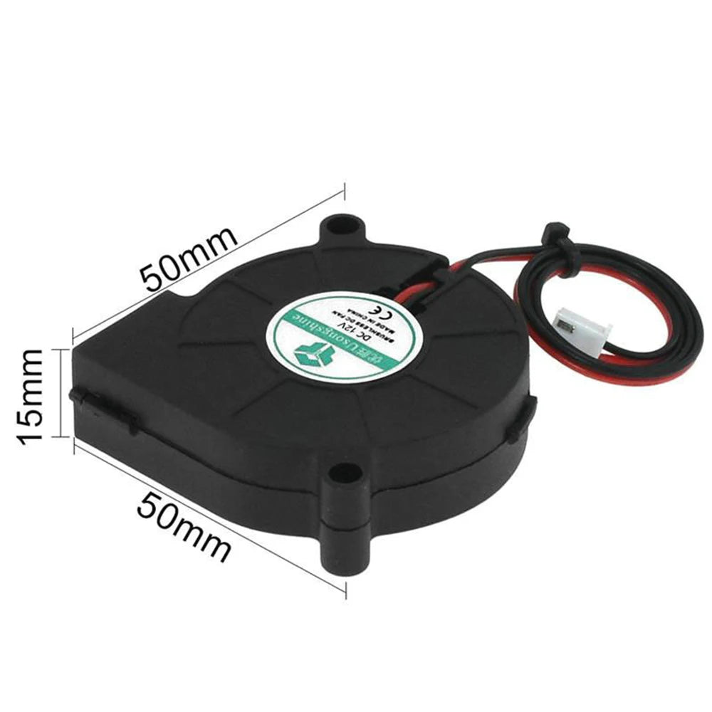 1 Pcs 4020/5015 Blower Turbo Cooling Fan Brushless DC 5V&12V&24V 3D Printer With 2Pin Dupont Wire Cooler 30cm Wire for J-head