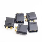 5 Pairs XT30 XT-30U Yellow Black Male Female Bullet Connectors Plugs for RC Multi Axis Aircraft Fixed Wing Lipo Battery ESC