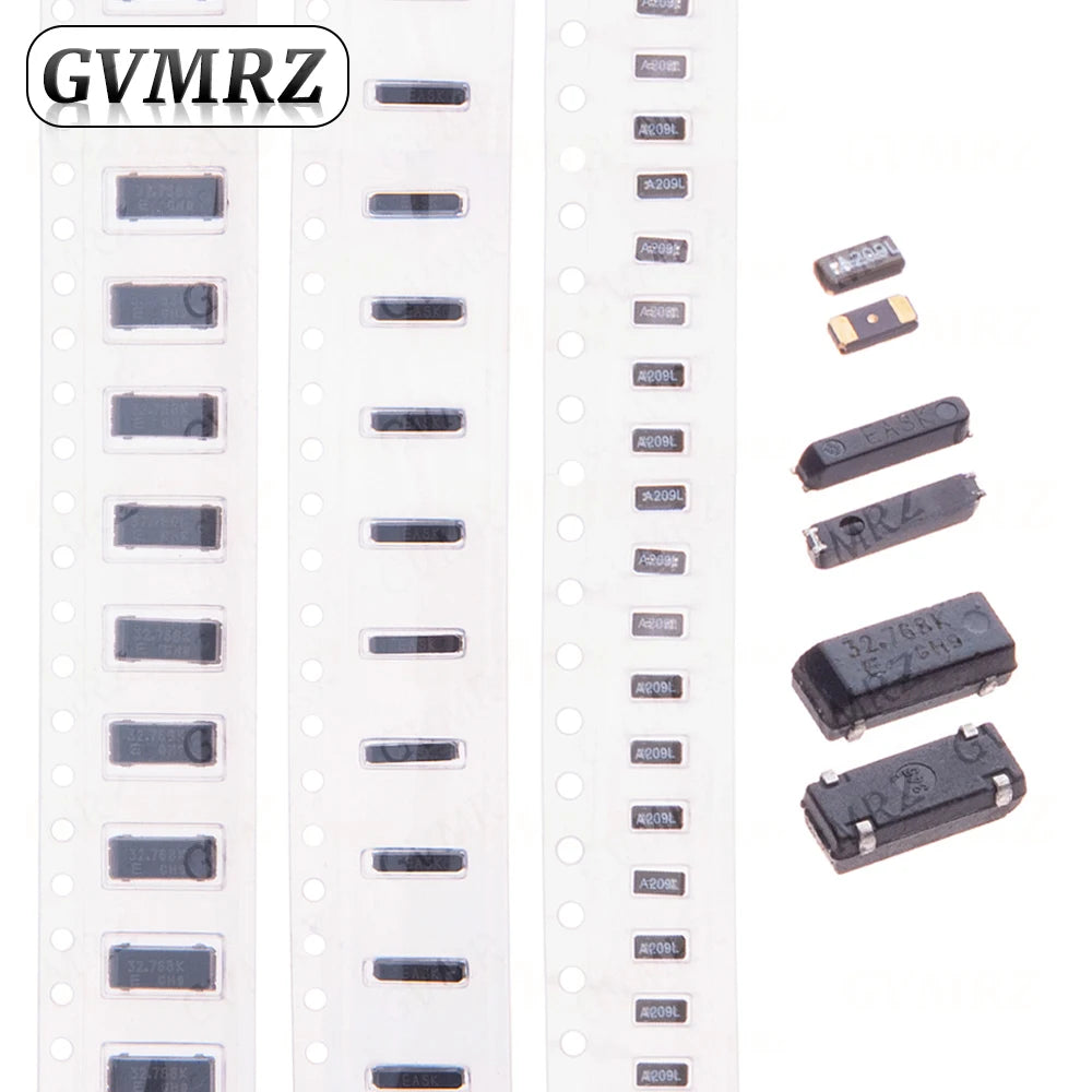 10PCS SMD Passive crystal oscillator MC-146 32.768KHz 12.5PF 7.0*1.5mm  MC-306 32.768K 3.8*8.25 FC-135 3215 2Presonator