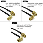 RG174 SMA to SMA Cable Female to Male extension jumper Pigtail Adapter Cable my SMA Antenna cable For WIFI 3G 4G GSM Antenna