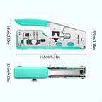 RJ45 RJ11 Cable Crimping Pliers 8P 6P Wire Cutter and Cover Remover with Grip Handle for Home Wiring Repair Use F19E
