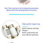 Stlxy 5/10/20Pcs 22*58mm(RO17) Fast blow Ceramic Fuse 500V RO17-40A 50A 63A 80A 100A 125A RT18 RT14 Base