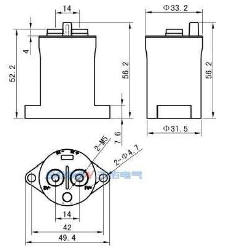 SAYOON 1000V high voltage HV  50A charging station   DC Contactor  Direct current DC power electric relay  SEV50AD SEV50BD