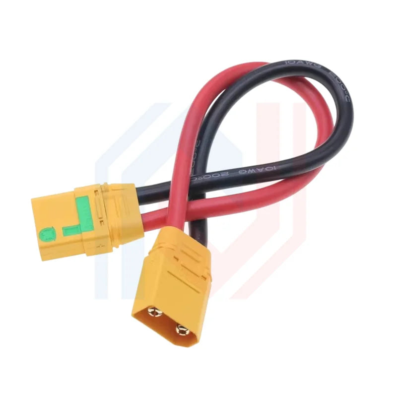 XT90/XT90S Male to Female Adapter for Car Lipo Battery Large Current Model Aircraft Plug with Resistance to Prevent Sparking