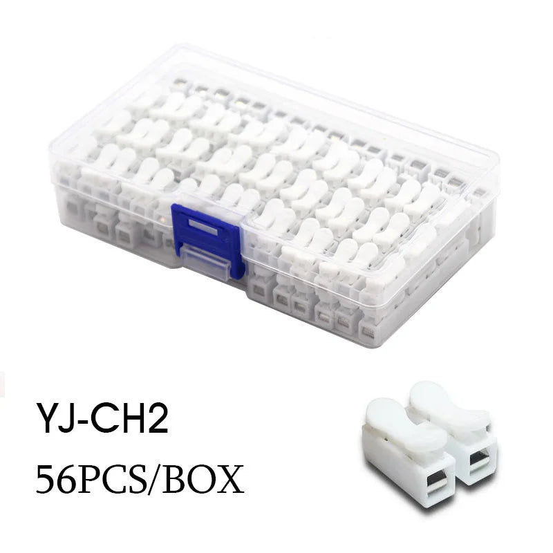 Mini Wire Electrical Connector Boxed 222 LED Strip Lighting Quick Connectors Universal Compact Conductor Push-in Terminal Blocks
