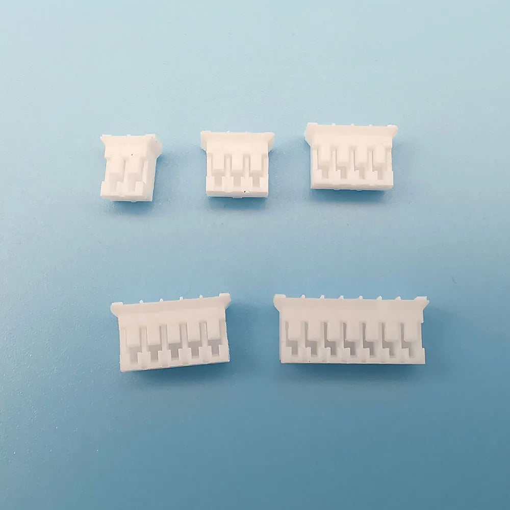 50Pcs SH1.0 JST 1.25 ZH1.5 PH2.0 XH2.54 2/3/4/5/6/7/8/9/10 Pin Housing Shell Connector 1.0/1.25/2.0/2.54mm Plastic Case