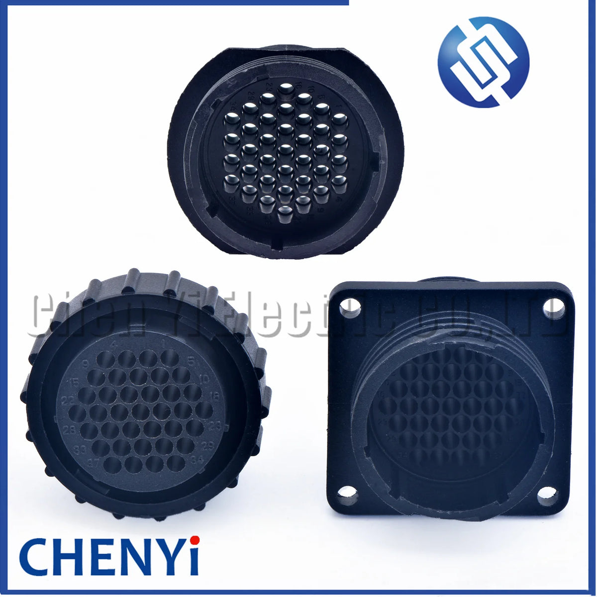 37 Pin Automobile diagnostic Connector CPC Series SMT aviation Plug With Pins 206151-1 206150-1 182930-1 206151-2 206138-8