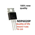High quality 10/20/30pcs New P-Channel TO-220 NDP6020P NDP6020 quality products Stock Item MOSFET