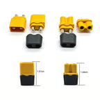 XT30 Connector Plug with Sheath Housing Male/Female XT30 Plugs and Welding Fixtures For RC Lipo Battery Cars Drones Airplane