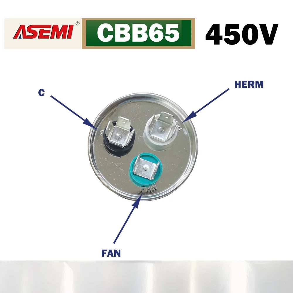 CBB65 Capacitor Dual Run Start Round
