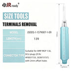 JRready JRDDS Series Terminal Tool Suitable For 5557/5559/Molex MX/AMP MCP 1.5K Connectors & VW/Audi/Skoda Automotive Terminals
