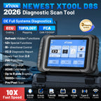 XTOOL D8S Car Diagnostic Tools ECU Coding Bi-Directional Control Key Programmer 42 Service Automotive Tool With CAN FD DOIP FCA