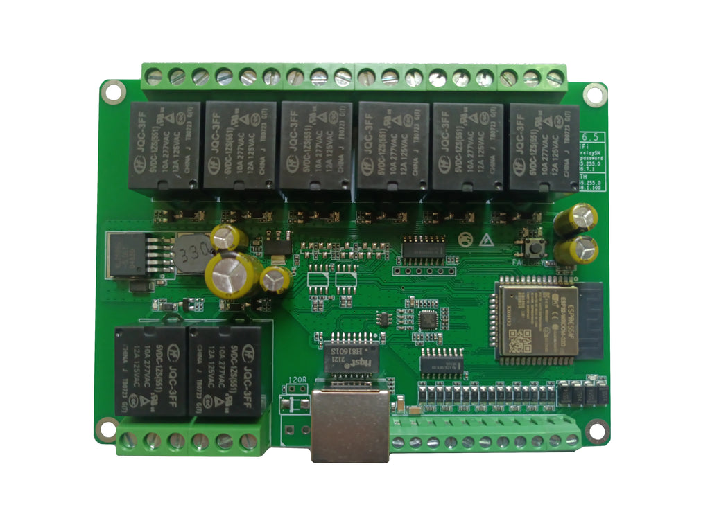 Ethernet Relay Board Network MQTT Home Assistant Domoticz Modbus WiFi RS485 CAN Module HTTP Web TCP UDP CoAP IP Watchdog Timer