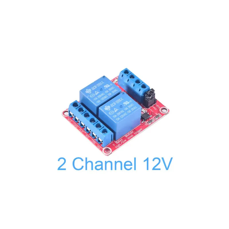 High/Low Level Trigger Relay Module 1/2/4/8 Channel 5V12V24V Home Intelligent Control Module With Optocoupler Isolation Output