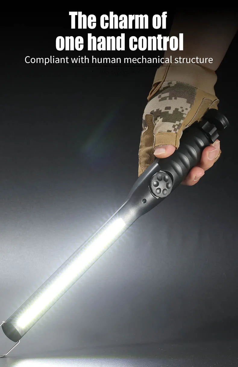 Portable COB Work Lights With Magnetic Rechargeable LED Flashlight Portable Stepless Dimming Emergency Car Repair Lamps