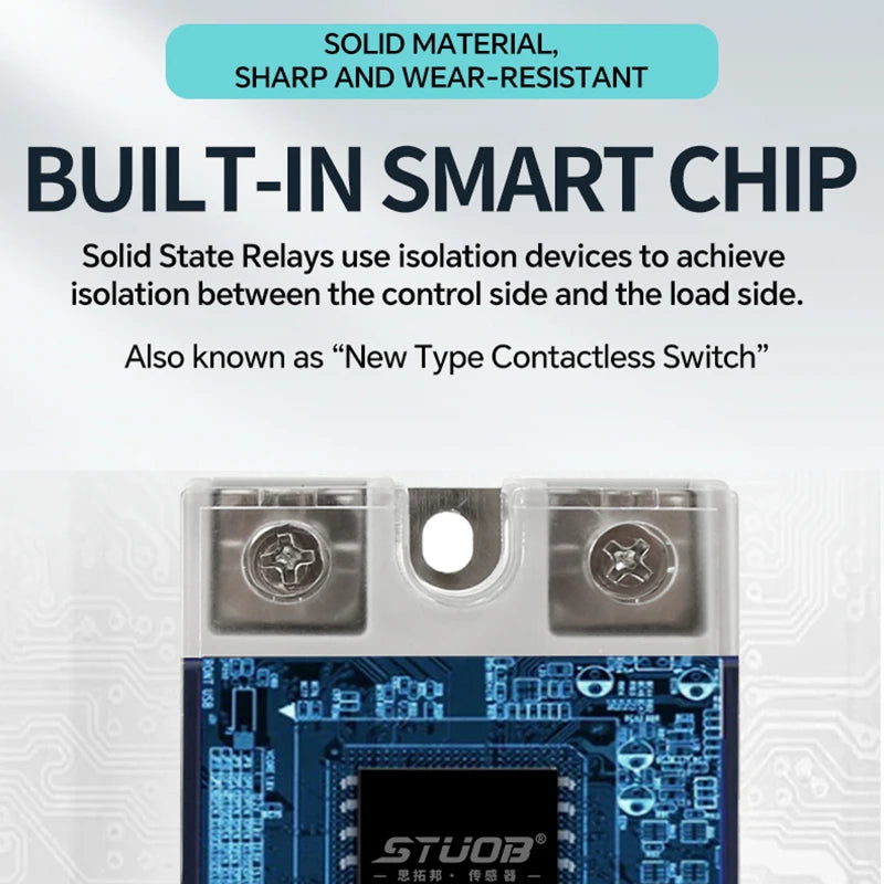 High-voltage Single-phase Solid State Relay Input 4-32VDC to Output 90-480VAC DC to AC SSR 10/25/40A Module Relay