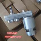7-Type 775 DC Gear Motor 6V 12V 24V RS775 Metal Gears D Shaft Motor