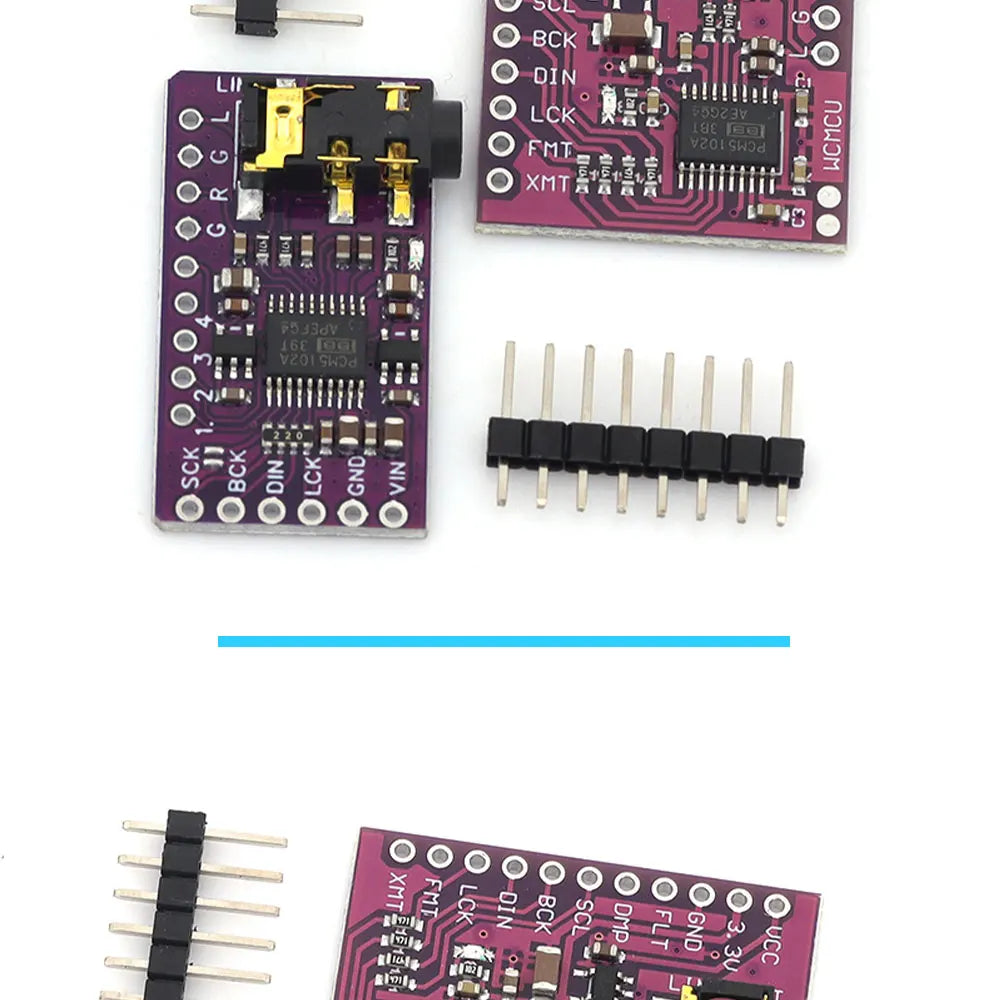 PCM5102 High Fidelity DAC Audio Decoder Board GY-PCM5102 IIS I2S Interface Lossless Digital Sound Module For Raspberry Pi