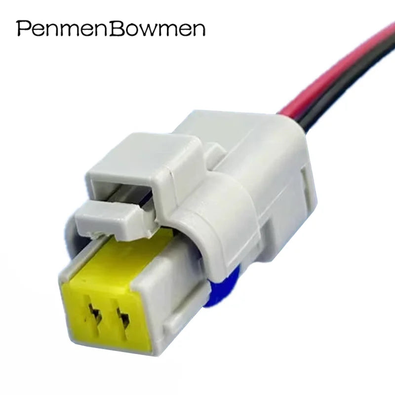 1 Set 2 Pin Auto Headlight Steering Lights Speaker Lamp Electrical Cable Connectors Wire Harness Plug 211PC022S8049
