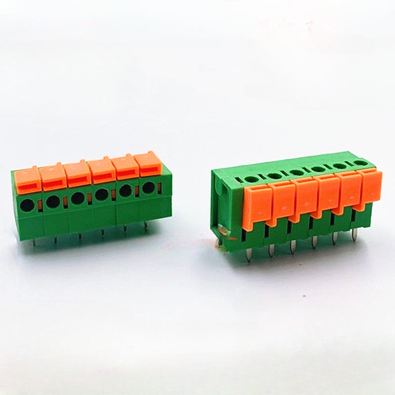 10pcs KF142V-5.08mm 141V-2.54mm Vertical KF142R 141V Right Angle FFKDSA 250V10A 2P 3P Spliceable PCB Wire Spring Terminal Block