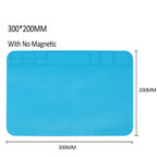 Heat Insulator Insulation Heat-Resistant Working Repair Pad Silicon Soldering Mat Welding Platform Solder Station Iron