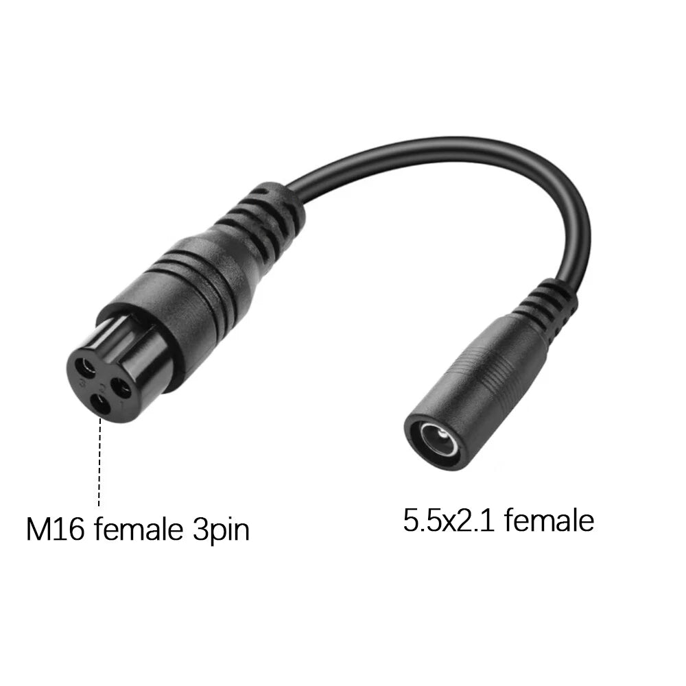 1PC DC Adapter Converter Plug 5.5mm*2.1mm Female to XLR 3Pin 5.5*2.5MM 8.0x1.6MM RCA M12 M16 IEC C13 Power Adapter Connector