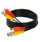 BNC Video Power Cable Extension Wire 5M/10M/20M/30M 2 IN 1 BNC+DC Connector for CCTV, Security Camera, DVR, Surveillance System