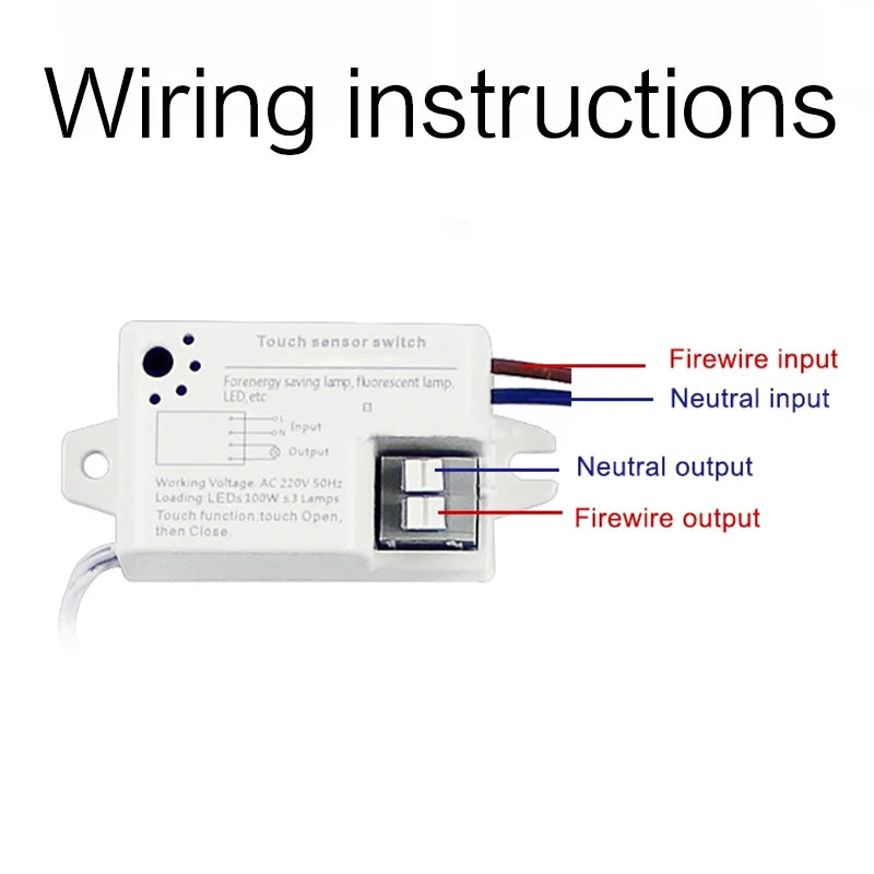 220V 100W LED  Touch Sensor/Door Sensor Gesture Sensor Switch Suitable for cabinet furniture gesture sensor  smart home switch