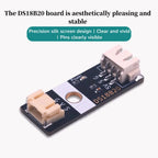 Stainless Steel Waterproof DS18B20 Digital Temp Sensor Probe 1m Cable PH2.0 Interface for Arduino ESP32 Microbit Raspberry Pi