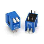 5PCS Slide Type Switch Module 1 2 3 4 5 6 7 8 10PIN /1.27/2.54mm Position Way DIP/SMD Pitch Toggle Switch Blue Snap Switch Dial