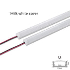 LED aluminum rigid light bar DC12V 50CM 20 inch U/V-shape 5730 36LEDs LED aluminum channel Home decoration lighting