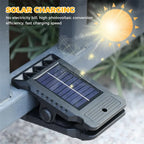 Clip‑on Solar Lights Outdoor Waterproof LED Motion Sensor Solar Security Lights, 3 Modes 3 Mounting Ways Lighting for Fence