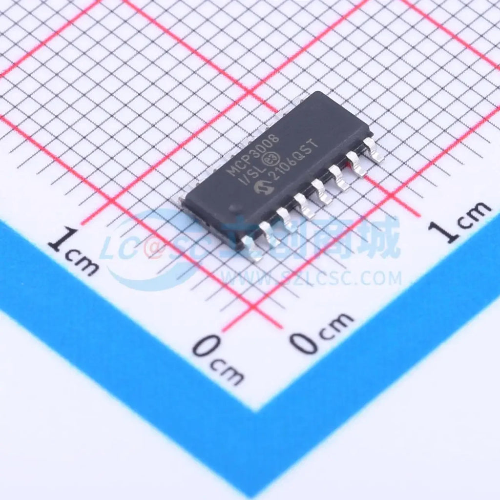 5PCS MCP3008-I/SL MCP3008 SOP-14 MCP3008-I/P DIP-16 In Stock