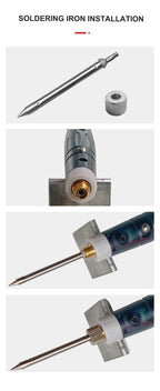 Portable USB Soldering Iron Professional Electric Heating Tools Rework Indicator Light Handle Welding Gun outdoor Repair Tool