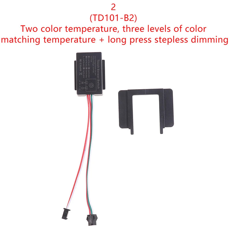 1PC Bathroom LED Dimmer 12-24V Touch Sensor Touch Inductive Switch 5A Touch Dimmer For Mirror Light
