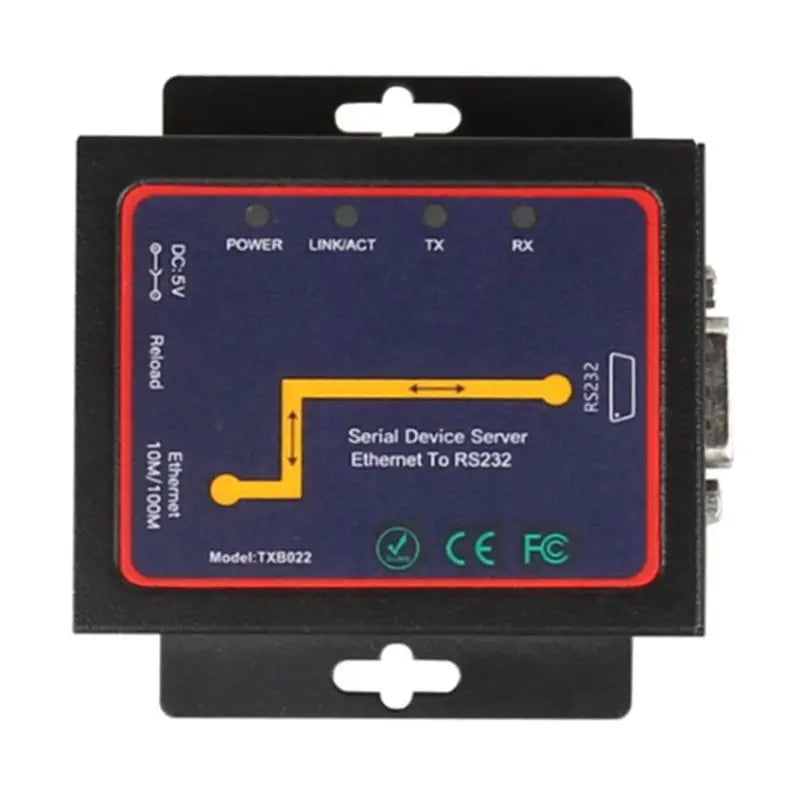 Industrial Modbus Serial RS232 RS485 RS422 to Ethernet Converter Device Server TCP/RTU/UDP RJ45 to RS232+RS485