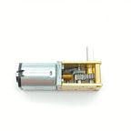 N20 Gear Motor 12V 90 Deg D Shaft Micro Worm Precision Full Metal Gearbox Motor Large Torque DIY Robot Smart Car Electronic Lock