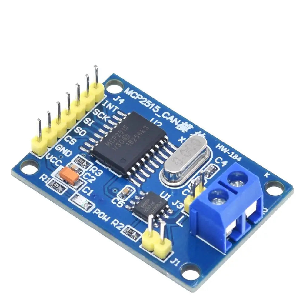 1/5PCS MCP2515 CAN Bus Driver Module Board TJA1050 Receiver SPI For 51 MCU ARM Controller Interface Module For Arduino DIY Kit