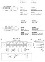 5pcs Terminal Connector 2EDGKM 3.81mm 5.08mm 3.5mm Pitch 15EDGKM PCB Terminal Block Plug-in Type 2~24P With Flange Fixed Panel