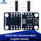 AD623 Gain Instrument Meter Amplifier Module CMRR Gauge AMP Board Dual Single Polarity DC 3V 5V 12V for Transducer Thermocouple