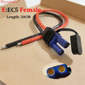 ChengHaoRan 1Set Weldable EC5 Model Aircraft Plug Male  Female Plug 15/30/50/100cm Extension Cord High Current  Plug