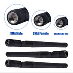 2pcs 2.4G 3DB Bluetooth Wifi Security Monitoring Security Module Routing Network Card Small Folding Glue Stick Antenna