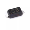 100PCS BAT42W BAT43W SOD-123 Type Codes S7/S8 BAT43W-7-F BAT42W-7-F SMD 30V 200mA 0.2A Surface Mount Schottky Barrier Diode