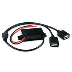 12V 24V 36V 48V 60V 72V Buck to 5V 3A USB Step Down Power Converter Car Auto Phone Motorcycle Charger Adapter 11V-90V