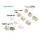 50pcs MX1.25 SH1.0 ZH1.5 PH2.0 XH2.54 VH3.96mm Straight DIP Right Angle Vertical SMT Horizontal SMD Male Wafer Connector